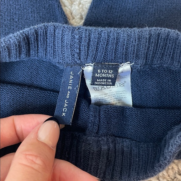 Janie and Jack Baby Striped Cuff Sweater Pant - Picture 6 of 8